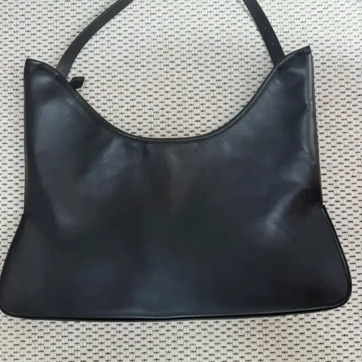 [BUNJANG] Smoothmood Etna Wide Black Shoulder Bag / 스무스무드 에트나 와이드 블랙 숄더백