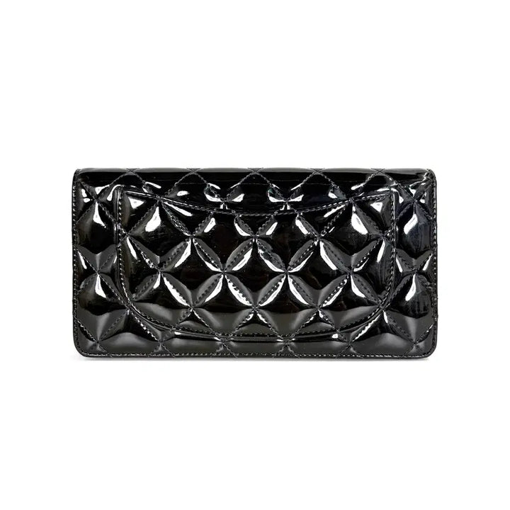 [BUNJANG] Chanel Classic Patent Long Wallet Khaki / 샤넬 A31509 클래식 페이던트 장지갑 카키 (17) W2GX20GK