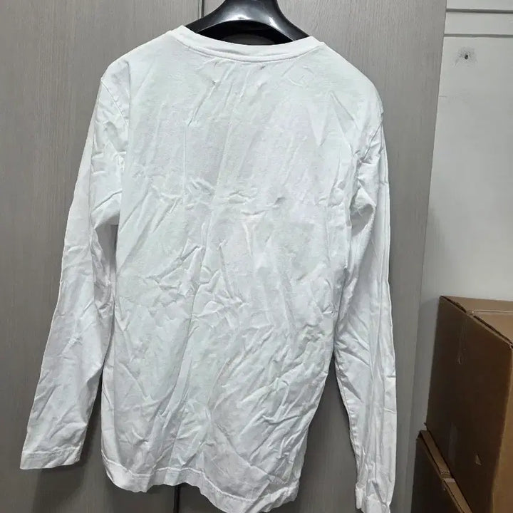 [BUNJANG] Hydrogen White Long Sleeve T-Shirt L / 하이드로겐 화이트 긴팔 티셔츠 L 105