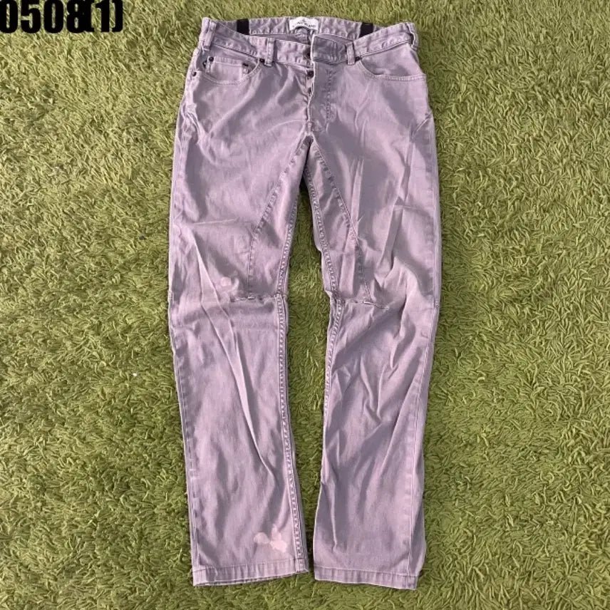 [BUNJANG] Stone Island Grey Washed Cotton Pants / 스톤아일랜드 그레이 워싱 면바지