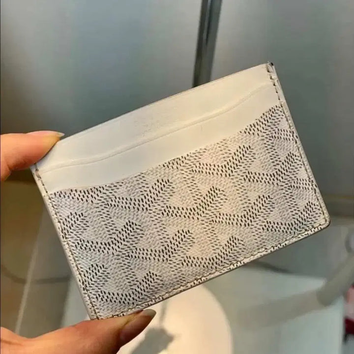 [BUNJANG] Goyard Saint-Pierre Card Holder White / 고야드 생쉴피스 카드지갑 화이트