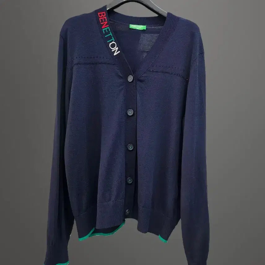 [BUNJANG] Benetton Navy Cardigan M / 베네통 네이비 가디건이에요 M
