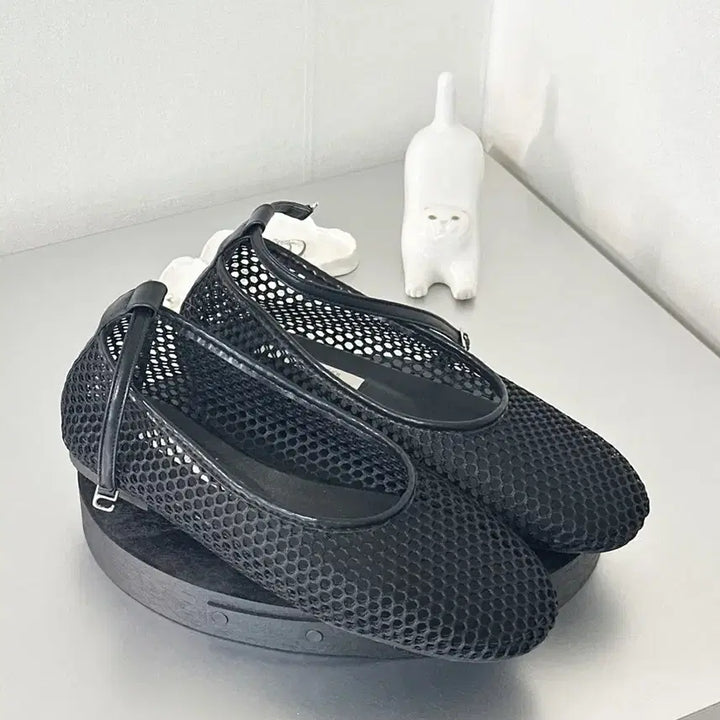 [BUNJANG] Without Summer Mesh Flat Shoes (235 Size) / (235 사이즈) 위드아웃썸머 메쉬 플랫 슈즈