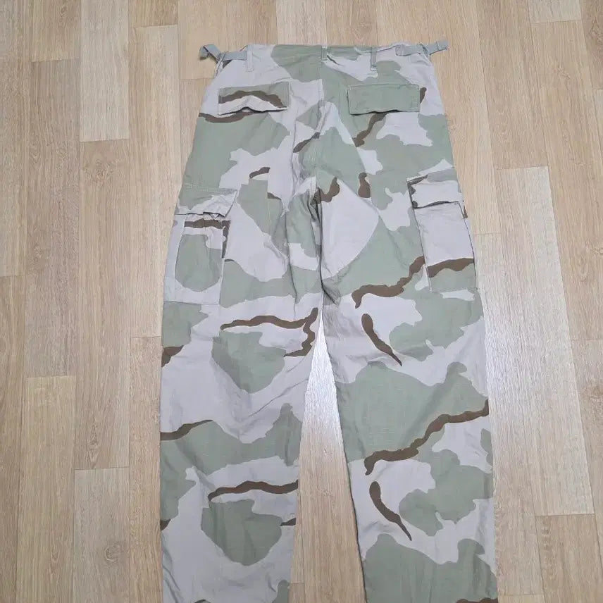 [BUNJANG] US Army Desert 3-Color Combat Cargo Pants LR / 미군 사막 3색 전투 카고 바지 LR