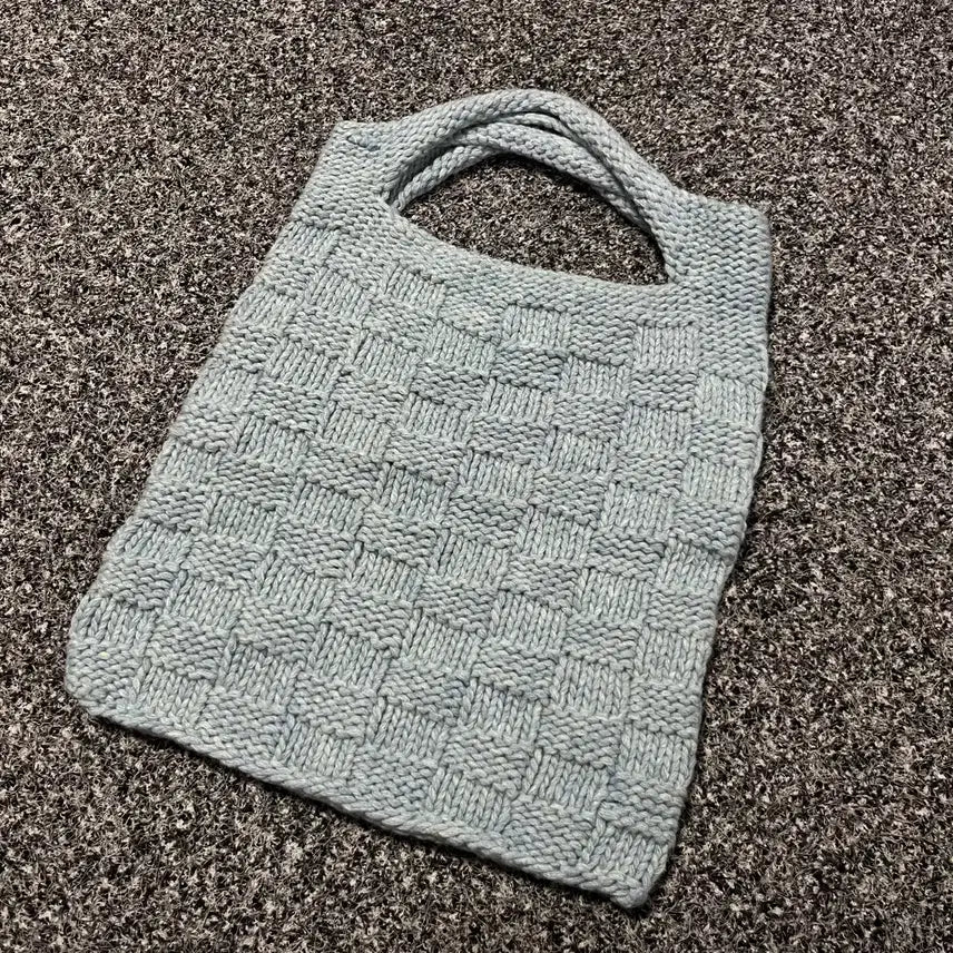 [BUNJANG] Vintage Handmade Wool Knit Bag / 빈티지 핸드메이드 울 니트 가방