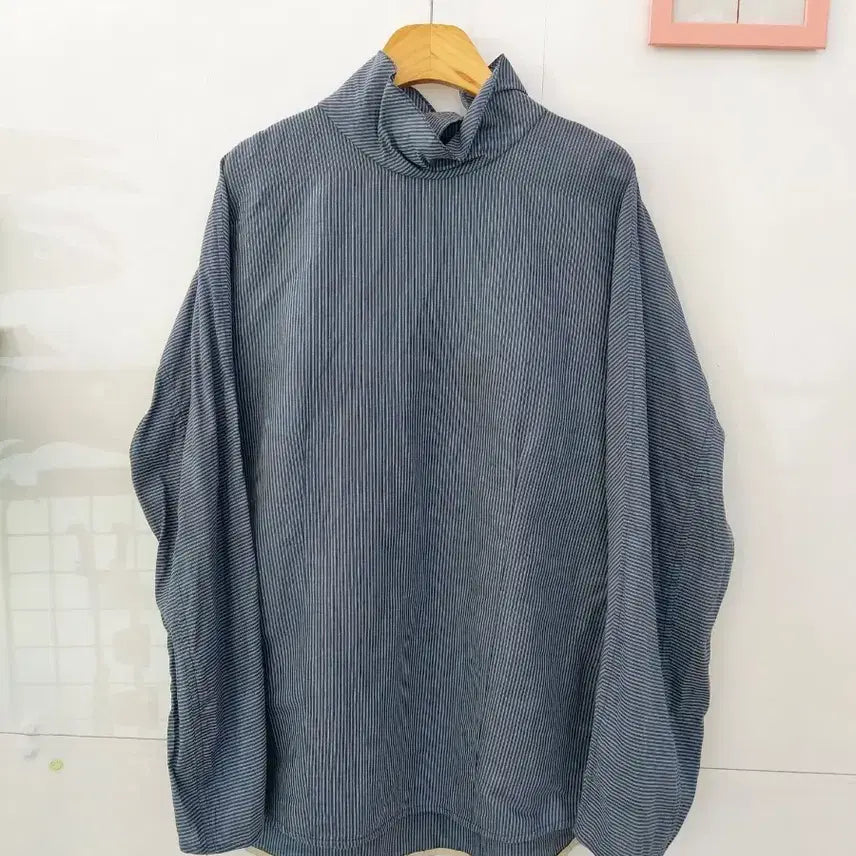 [BUNJANG] Time (Hansem) Striped Blouse Size 55 / 한섬 타임 스트라이프 블라우스 55