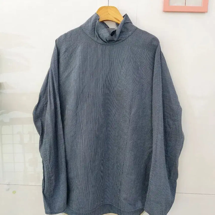 [BUNJANG] Time (Hansem) Striped Blouse Size 55 / 한섬 타임 스트라이프 블라우스 55