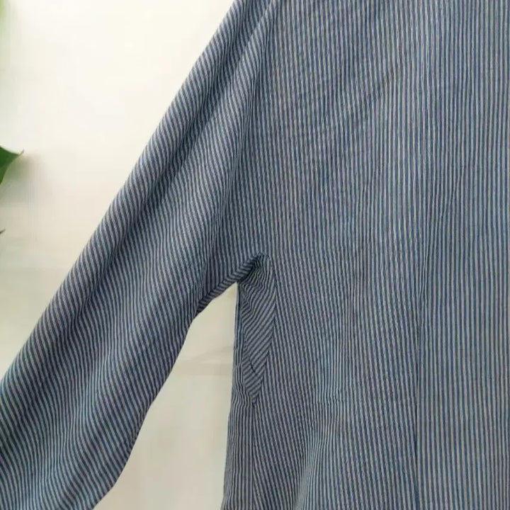 [BUNJANG] Time (Hansem) Striped Blouse Size 55 / 한섬 타임 스트라이프 블라우스 55