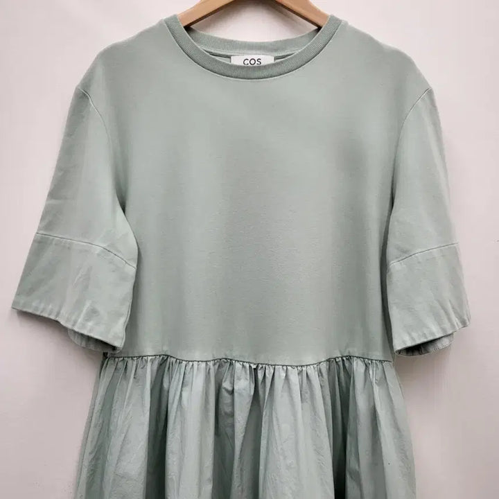 [BUNJANG] COS Contrast Panel Midi T-Shirt Dress / 코스 컨트래스트 패널 미디 티셔츠 드레스