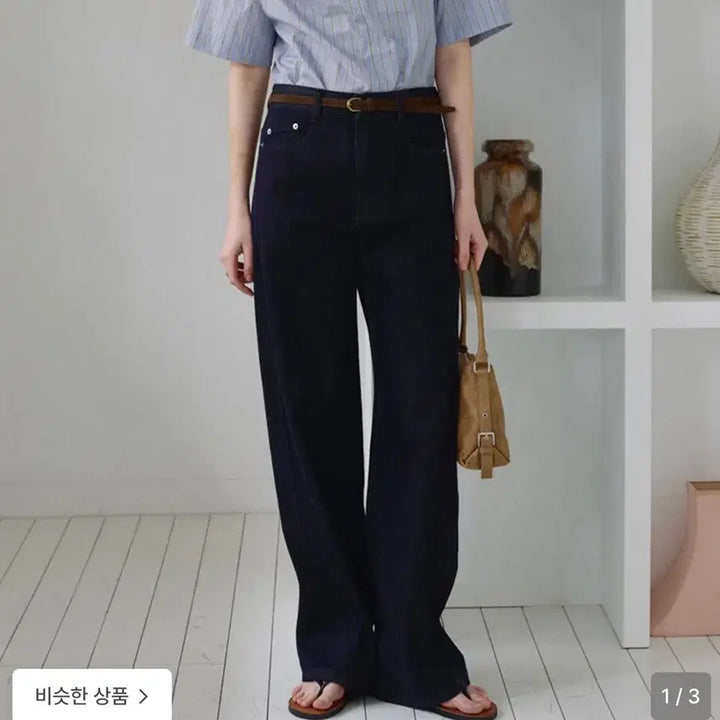 [SOLD OUT] (1회착) 온앤온 커브드 생지 데님 - m