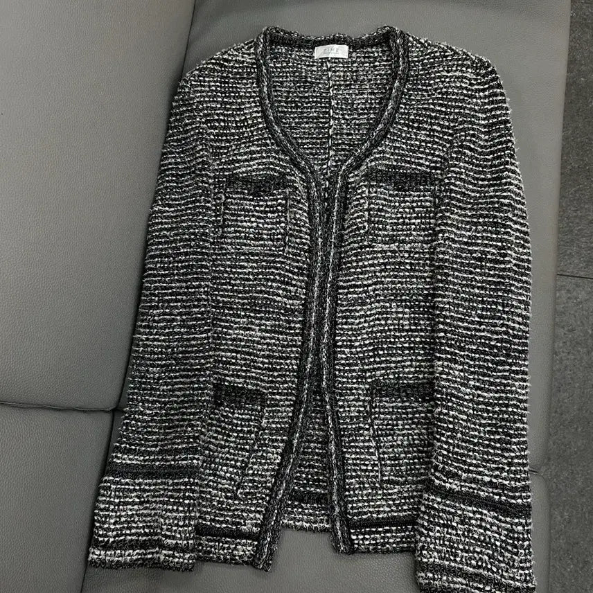 [BUNJANG] The Handsome TIME Cashmere Blend Tweed Jacket / 더한섬 타임 캐시미어 혼방 트위드 자켓(Free)
