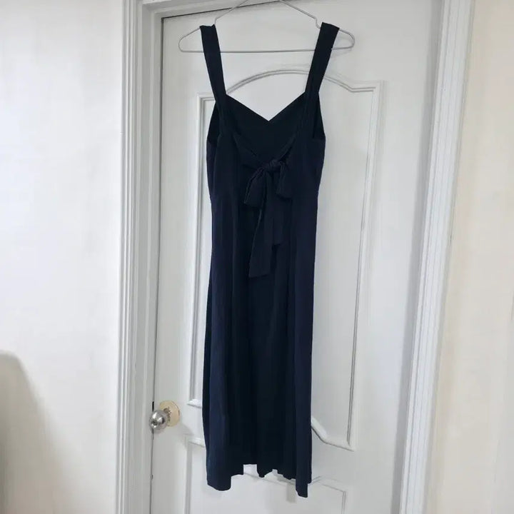 [BUNJANG] MISOO Back Ribbon Bustier Long Dress / 미쏘 백 리본 뷔스티에 롱 원피스 S