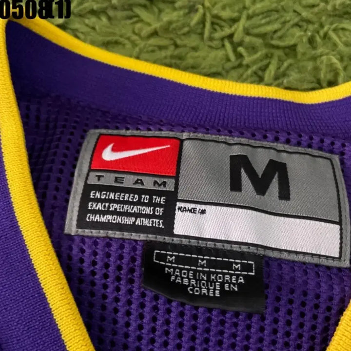 [BUNJANG] Nike LSU Purple Windbreaker Jacket M / 나이키 LSU 퍼플 바람막이 M 웜업
