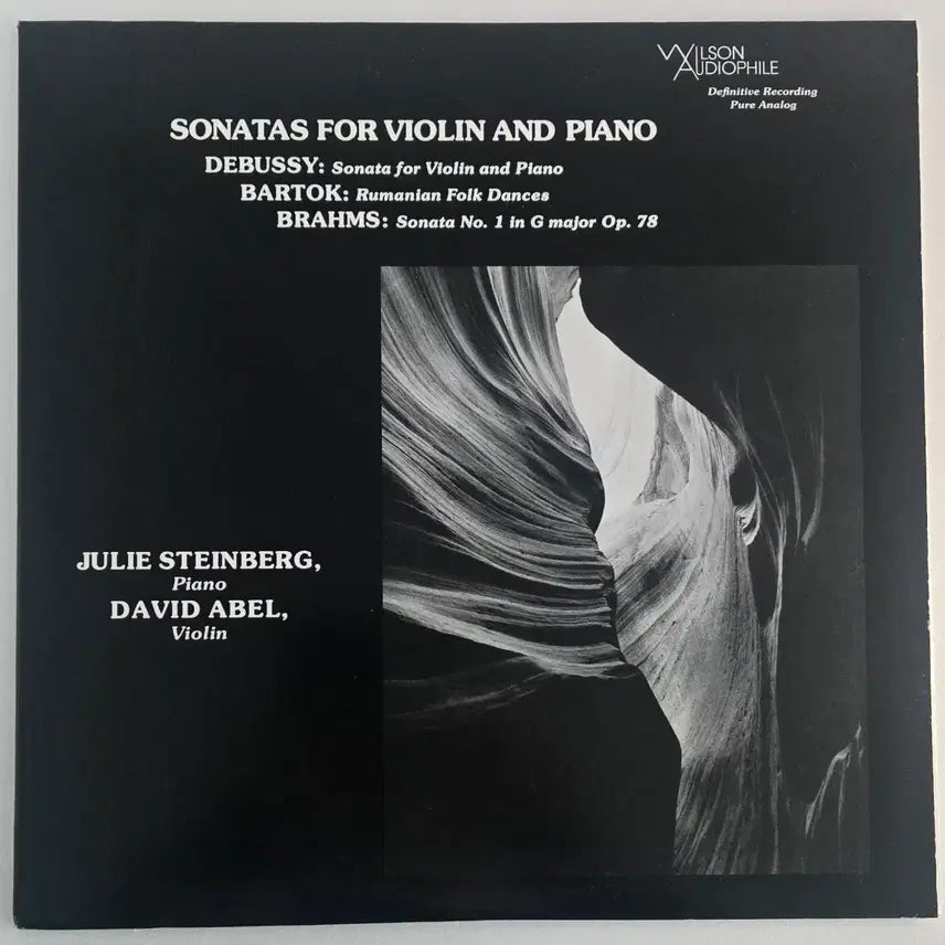 [BUNJANG] Wilson Audiophile Violin Sonata LP (Unsealed) / Wilson Audiophile 바이올린 소나타 LP (단순 개봉)