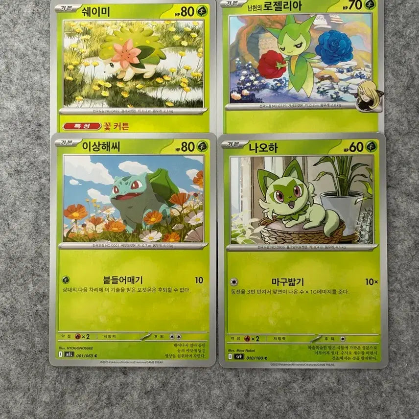 [BUNJANG] Pokemon Card Bundle Set / 귀여운 포켓몬 카드 일괄
