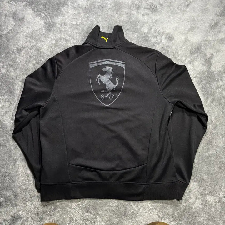 [BUNJANG] Puma Ferrari Black Track Top Jersey / 푸마 페라리 블랙 트랙탑 져지