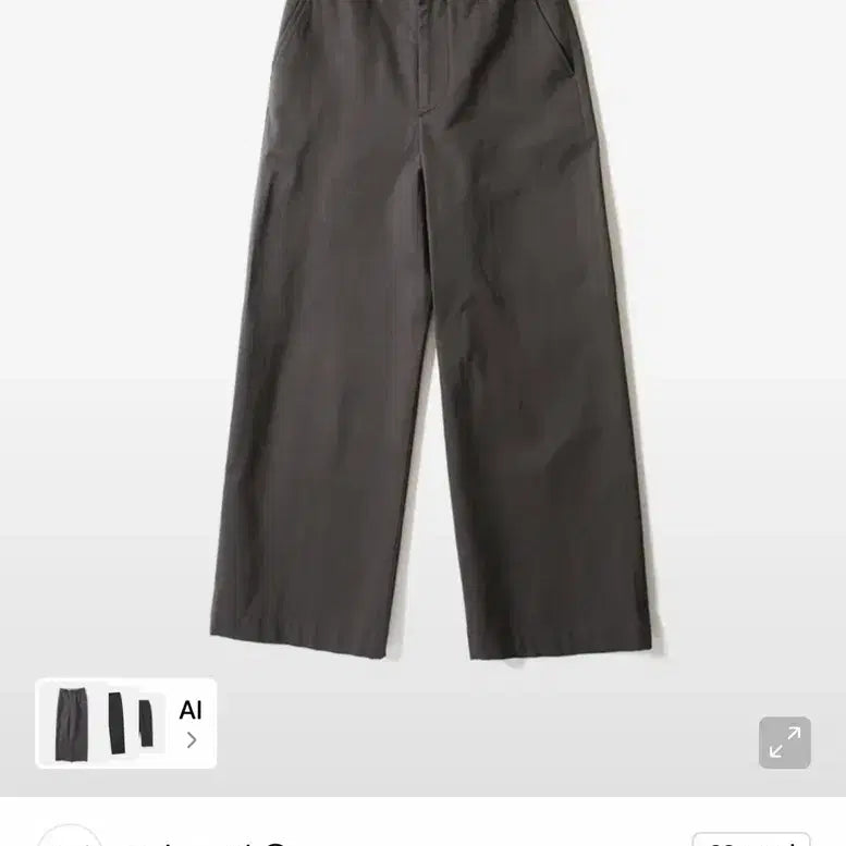 [BUNJANG] Thomasmore Hockney Pants Charcoal / 토마스모어 호크니팬츠 차콜