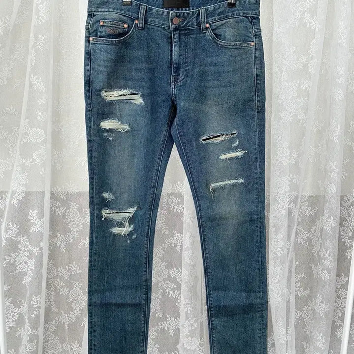 [BUNJANG] PLAC Slender Washed Denim Jeans (New) / 34) 새상품 플랙 PLAC 슬랜더 워시드 데님