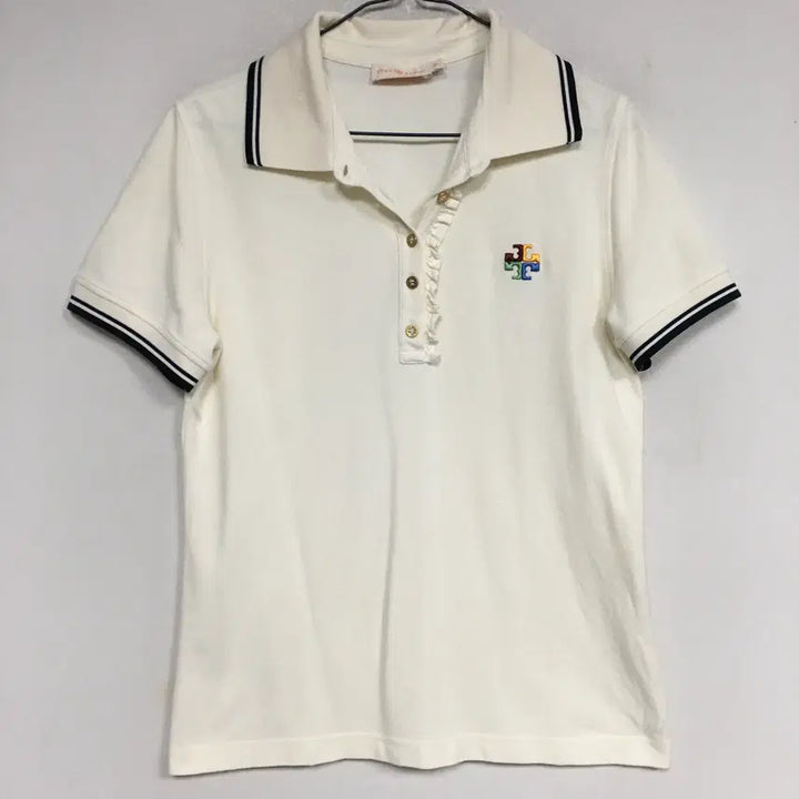 [BUNJANG] Tory Burch Genuine PK Ruffle T-Shirt - Size M / 토리버치 정품 PK 러플 티셔츠 M