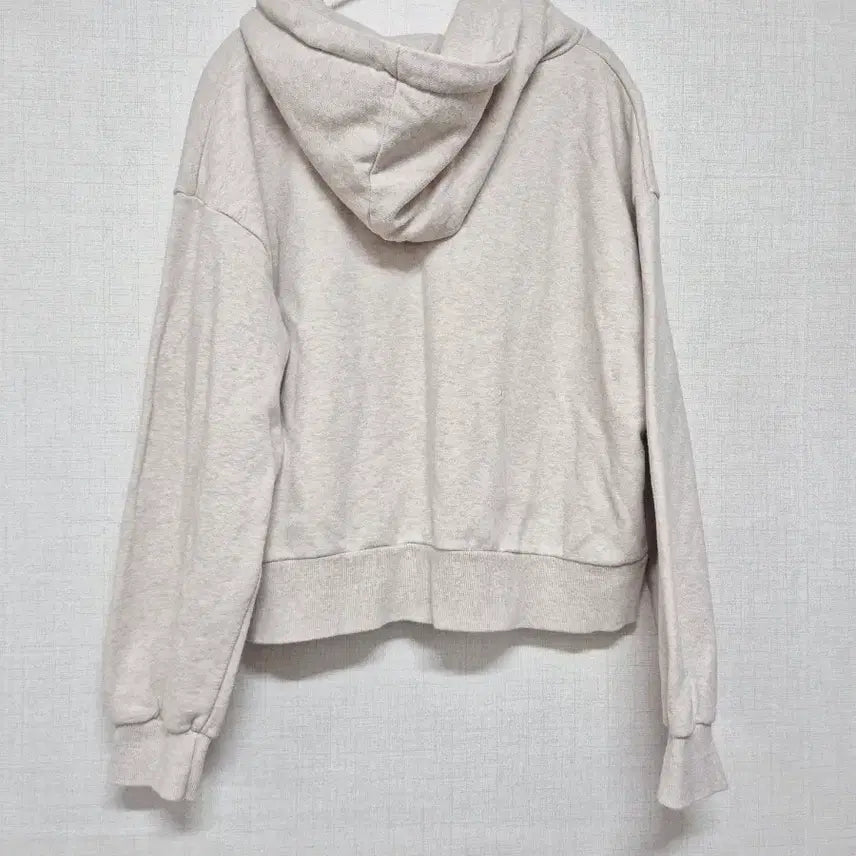 [BUNJANG] Ivory Comforted Cropped Hoodie / 아이보리 Comforted 후드티