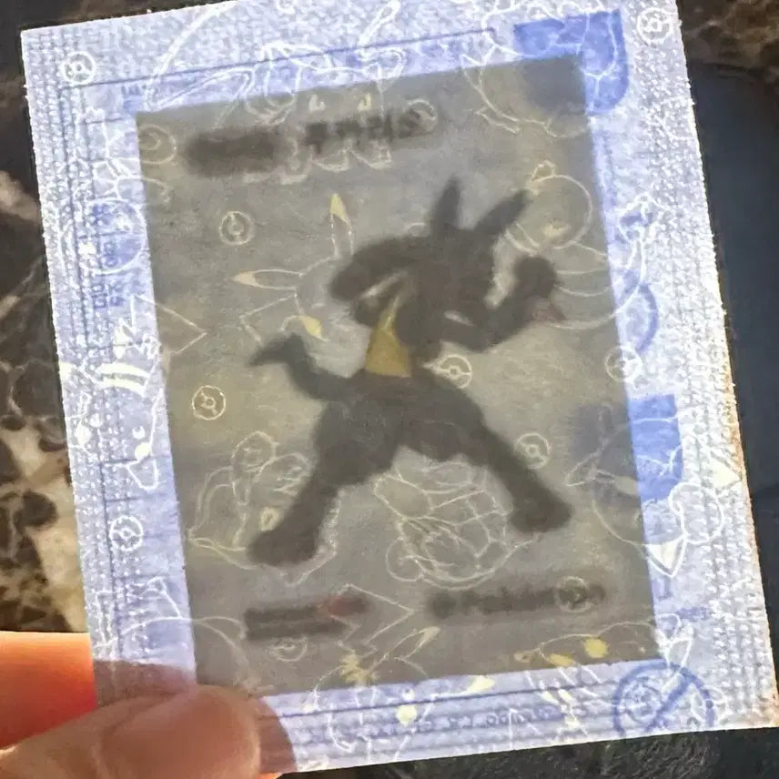 [BUNJANG] Pokemon Bread Lucario Sticker (Sealed) / 포켓몬빵 루카리오 띠부띠부씰 스티커 (미개봉)