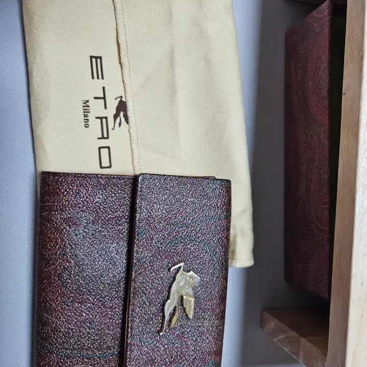 [BUNJANG] Etro Paisley Bi-Fold Wallet Brown / 에트로 페이즐리 반지갑 브라운