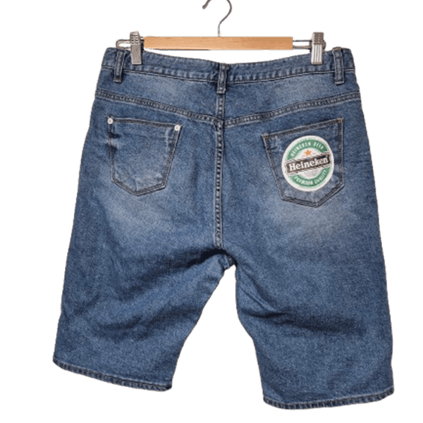 [BUNJANG] Bluestone Heineken Distressed Denim Shorts (L) / 블루스톤 하이네켄 디스트로이드 남자 여름용 남성 청반바지팬츠L