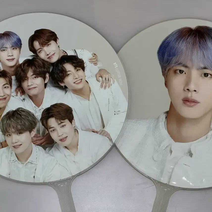 [BUNJANG] BTS Group / Jin Hand Fan Uchiwa Set / 방탄소년단 BTS 단체 / 진 부채 우치와 세트
