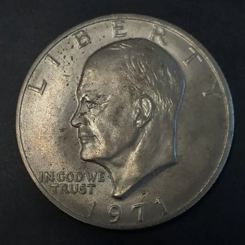[BUNJANG] 1971 Eisenhower Dollar Coin / 1971년 미국 아이젠하워 1달러 주화 w940