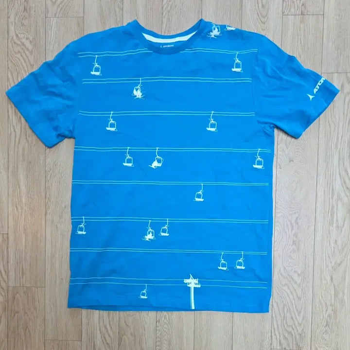 [BUNJANG] Atomic Short Sleeve T-Shirt - Size M (Approx. 90) / 미사용 아토믹 ATOMIC 리프트 반팔티 M사이즈 (90정도)(줄자사진