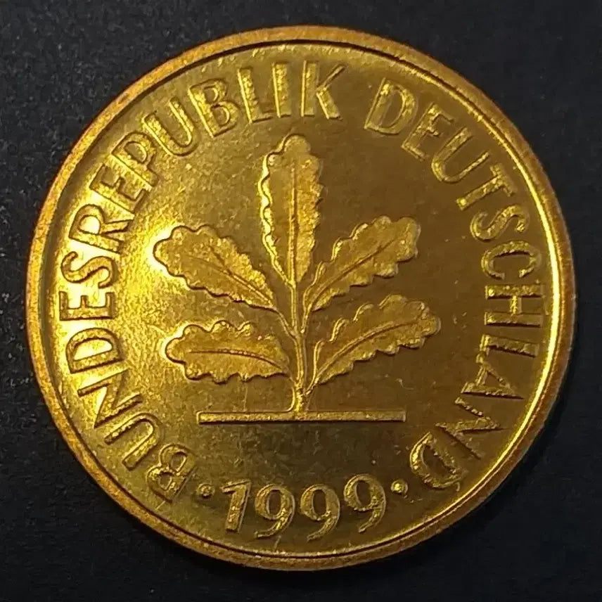 [BUNJANG] 1999 Germany 5 Pfennig Coin (Unused) / [미사용] 1999년 독일 5페니히 동전 w946