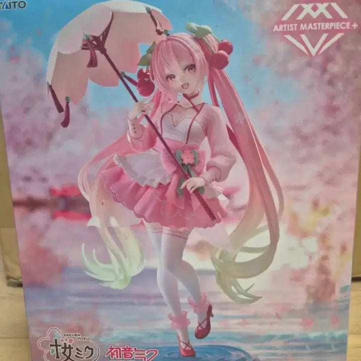[BUNJANG] Taito Sakura Miku AMP+ Figure (Sealed) / 미개봉))  타이토 벚꽃 사쿠라 미쿠 AMP+ 피규어
