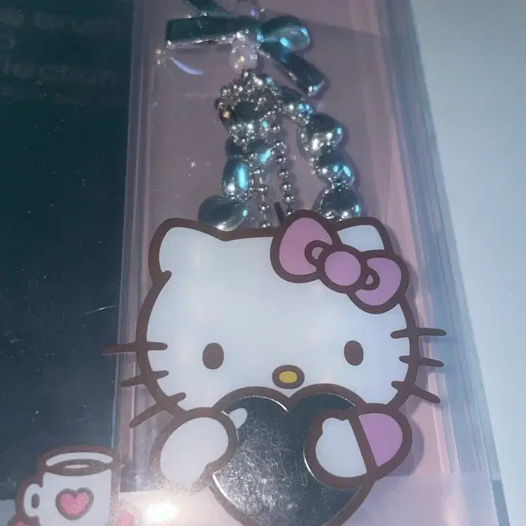 [BUNJANG] Phillimilly Kitty Collaboration Silver Keyring / 필리밀리 키티 콜라보 실버 키링