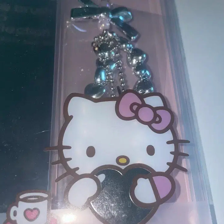 [BUNJANG] Phillimilly Kitty Collaboration Silver Keyring / 필리밀리 키티 콜라보 실버 키링