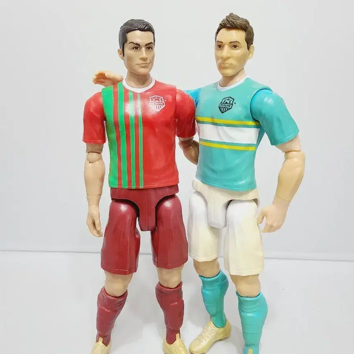 [BUNJANG] Mattel 12-inch World Soccer FC Elite Ronaldo / Messi Action Figures Set / 마텔 12인치 월드싸커 FC 엘리트 호날두/ 메시 피규어