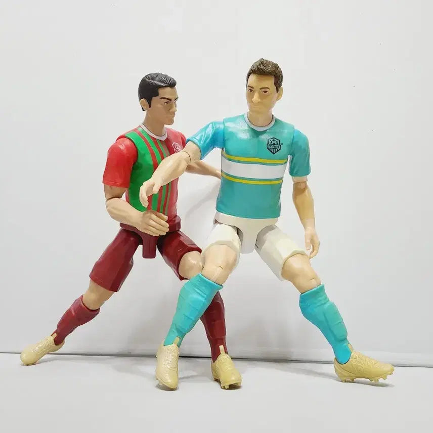 [BUNJANG] Mattel 12-inch World Soccer FC Elite Ronaldo / Messi Action Figures Set / 마텔 12인치 월드싸커 FC 엘리트 호날두/ 메시 피규어