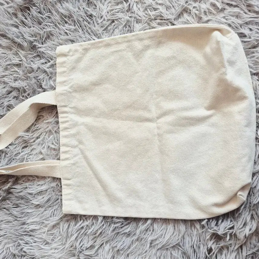 [BUNJANG] Ivory Canvas Eco Bag / 아이보리 에코백
