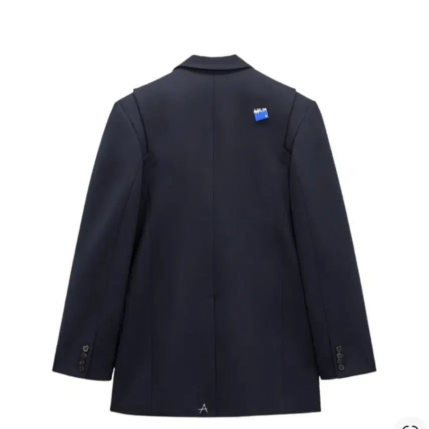 [BUNJANG] Zara x Ader Error Oversized Blazer Navy M / 자라 아더에러 오버사이즈 블레이저 네이비 자더에러 자켓 (M)