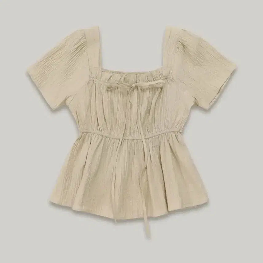 [BUNJANG] Our Comos Square Neck Blouse / 아워코모스 스퀘어넥 블라우스
