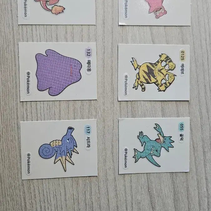 [BUNJANG] Mini Sticker Pack Set / 띠부씰 6개(개당)