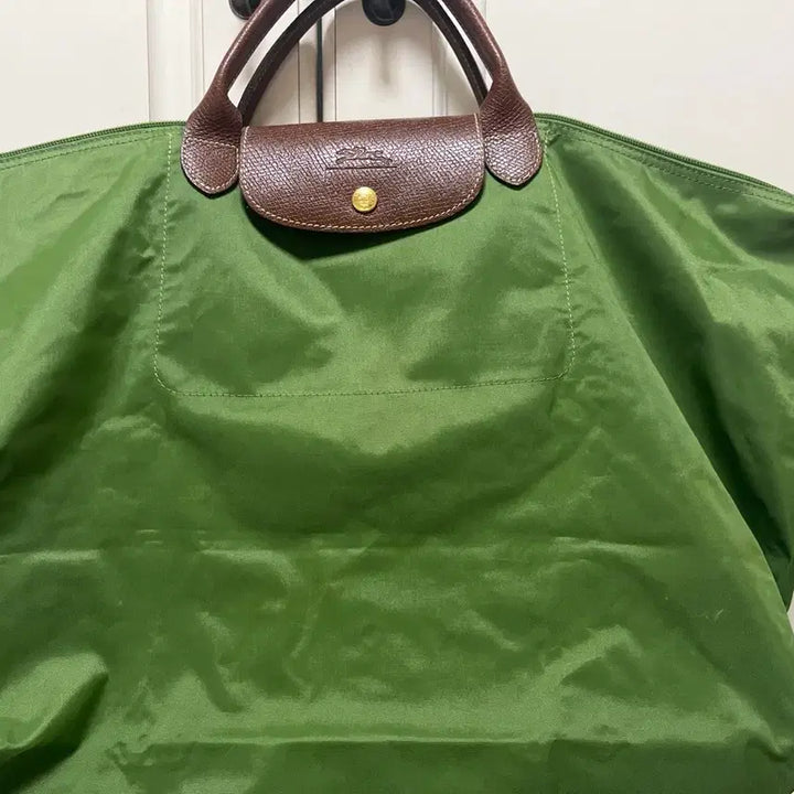 [BUNJANG] Longchamp Olive Green Large Tote Bag / 롱샴 올리브색 빅 토트백
