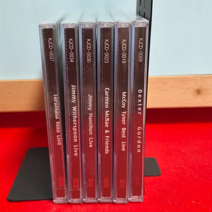 [BUNJANG] Jazz Masterpiece CD 6-Album Bundle Set (Dexter Gordon, Carmen McRae &amp; Friends, McCoy Tyner, Jimmy Hamilton, Jimmy Witherspoon, Terumasa Hino) - Sealed / 재즈 명반 CD 6종세트 일괄 (Dexter Gordon 외) (미개봉)
