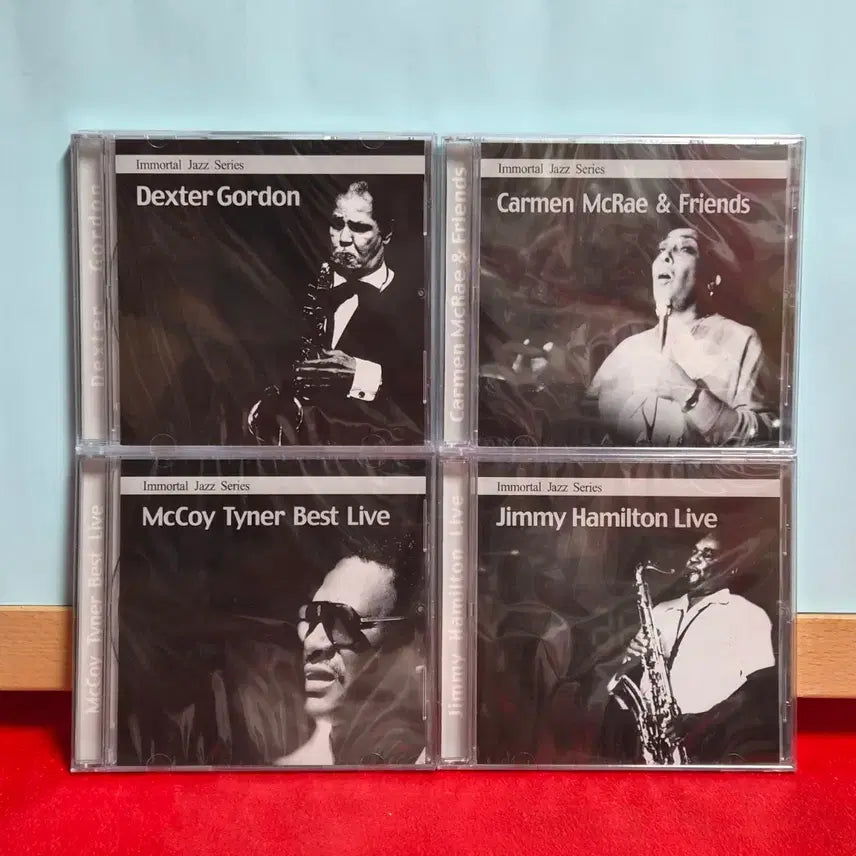 [BUNJANG] Jazz Masterpiece CD 6-Album Bundle Set (Dexter Gordon, Carmen McRae &amp; Friends, McCoy Tyner, Jimmy Hamilton, Jimmy Witherspoon, Terumasa Hino) - Sealed / 재즈 명반 CD 6종세트 일괄 (Dexter Gordon 외) (미개봉)