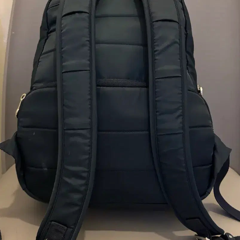 [BUNJANG] Samsonite Red Padded Backpack / 샘소나이트 레드 네이비 패딩 백팩(가로24 세로30)