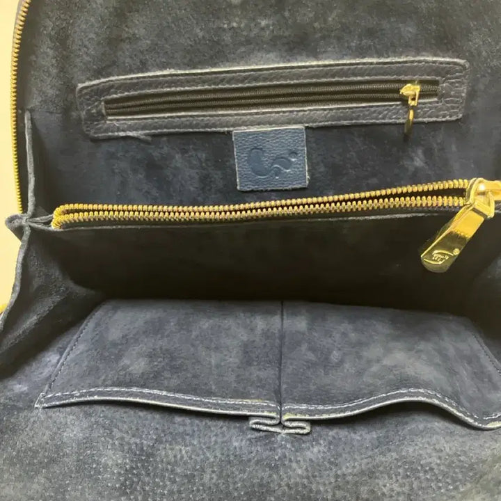 [BUNJANG] Crocodile Tote Bag Blue / 크로커다일 토트백 블루