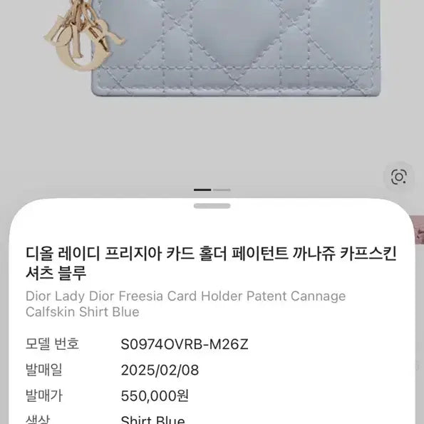[BUNJANG] Dior Card Holder / 디올 카드지갑 새상품