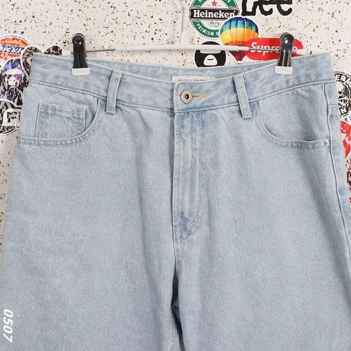 [BUNJANG] Studio Tomboy Light Wash Denim Shorts / 여성 70-94/ 스튜디오톰보이 연청 반바지