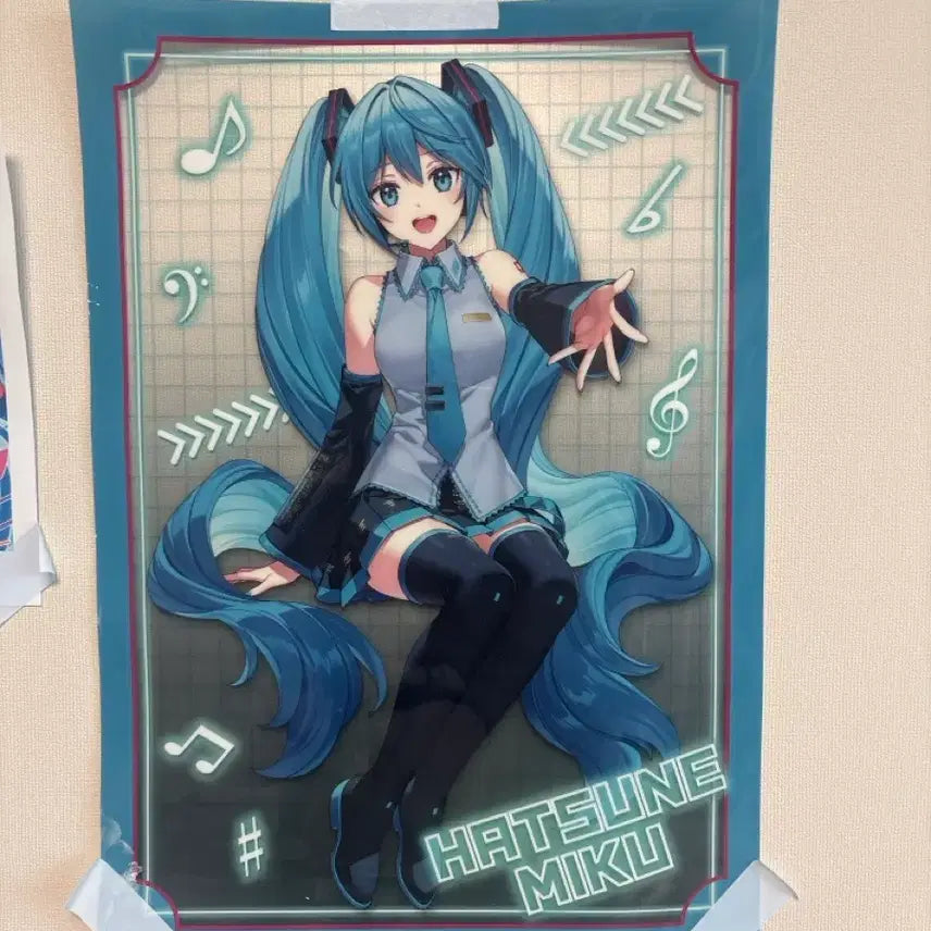 [BUNJANG] Miku Poster - Miku Day Lottery / 미쿠 포스터 쿠지 미쿠의 날
