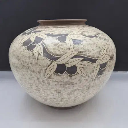 [BUNJANG] Cheongpa Yo Lee Eun-gu Master Celadon Buncheong Mishima Ceramic Vase / 청파요 이은구선생 - 분청 미시마도자기/