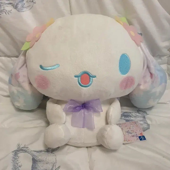 [BUNJANG] Sanrio FuRyu Yumekawa Spring Cinnamoroll Large Plush / 산리오 후류 유메카와 스프링 시나모롤 대형 인형